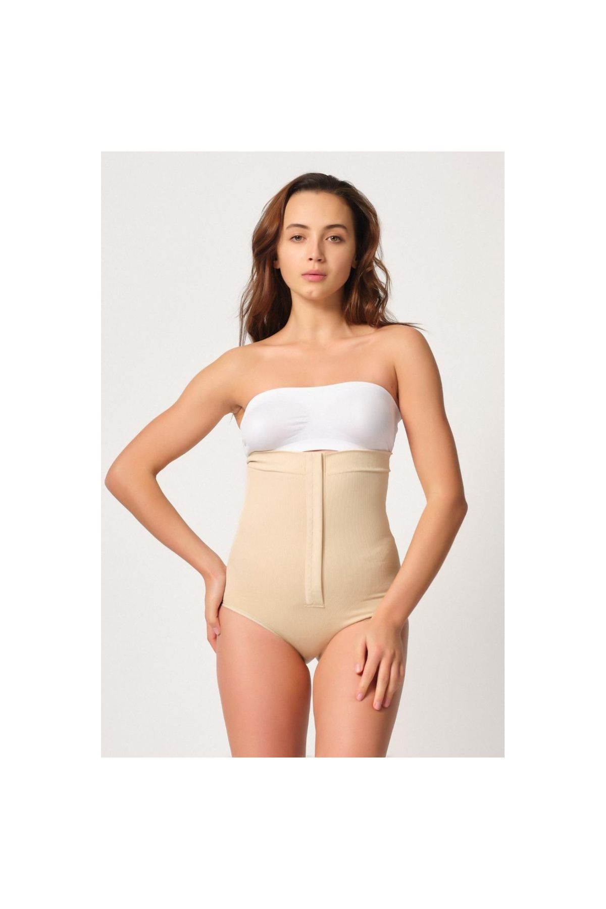 Marsilyan MODLİVE TEN MI Emay 2088 Önden Agraflı Slip Korse