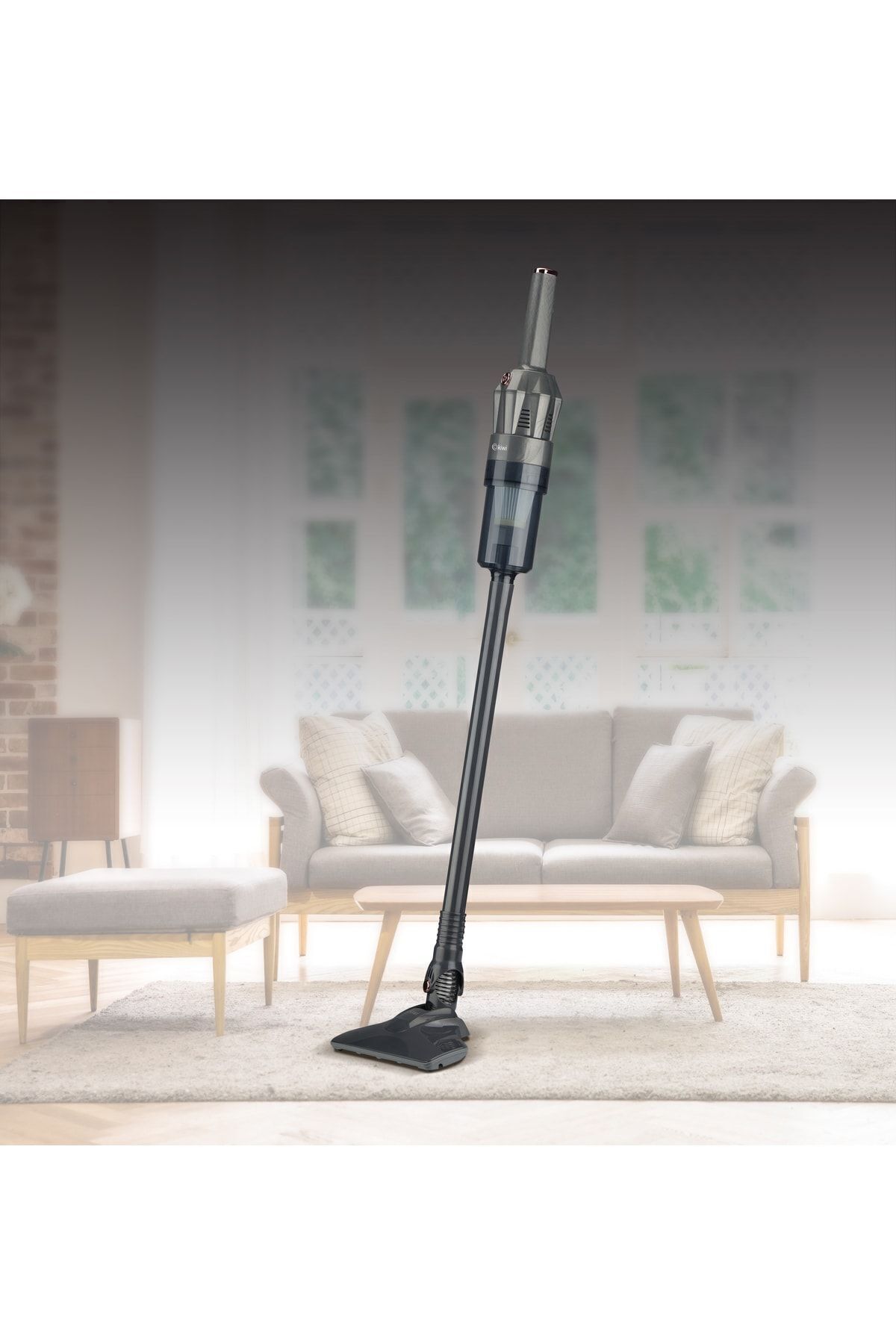 teknotrust Kvc-4108 Dikey Elektrikli Süpürge Gri