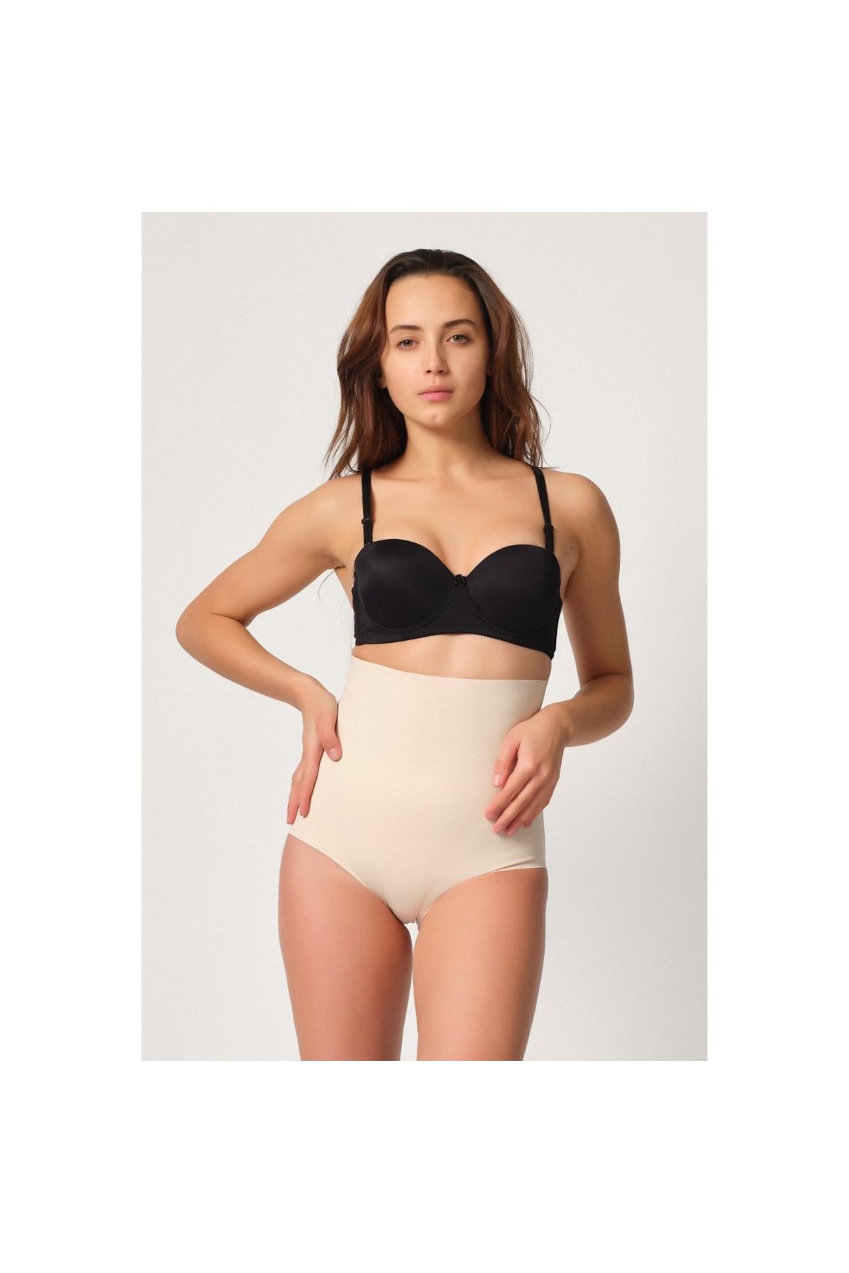 Marsilyan MODLİVE TEN MI Emay 2708 Lazer Yüksek Bel Kesim Slip Korse