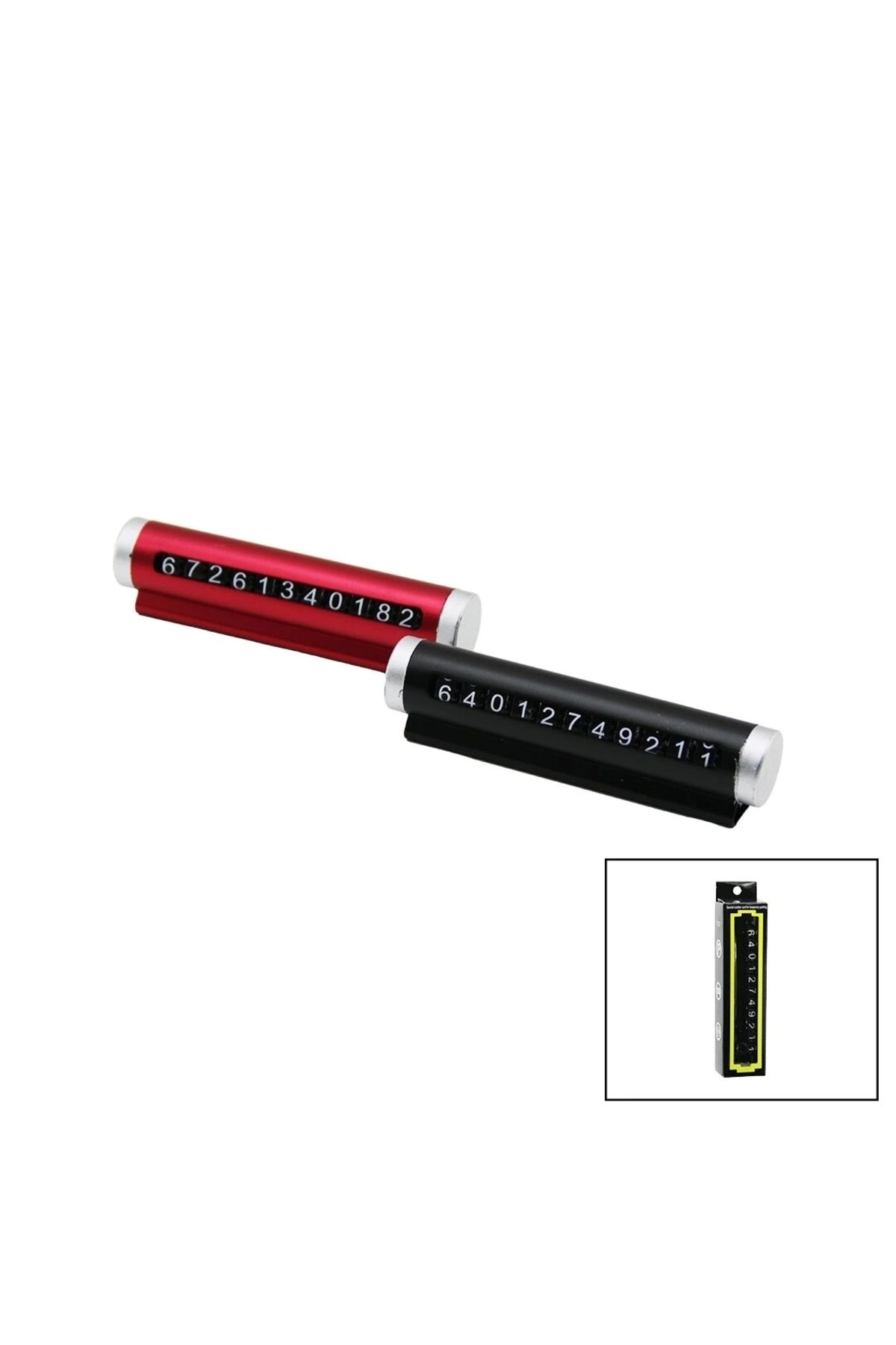 STOREMAX RENKLİ KROM OTO- ARAÇ PARK TELEFON NUMARATÖR RAKAM ÇEVİRME ÇUBUKYPŞ.MONTAJ (5047)
