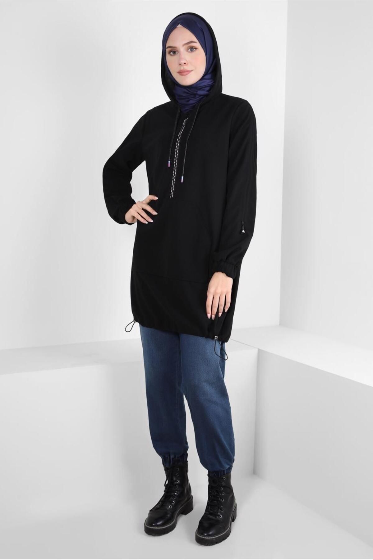 Alvina-PANTALONI DENIM CU PICIOARE ELASTICE 70600 3
