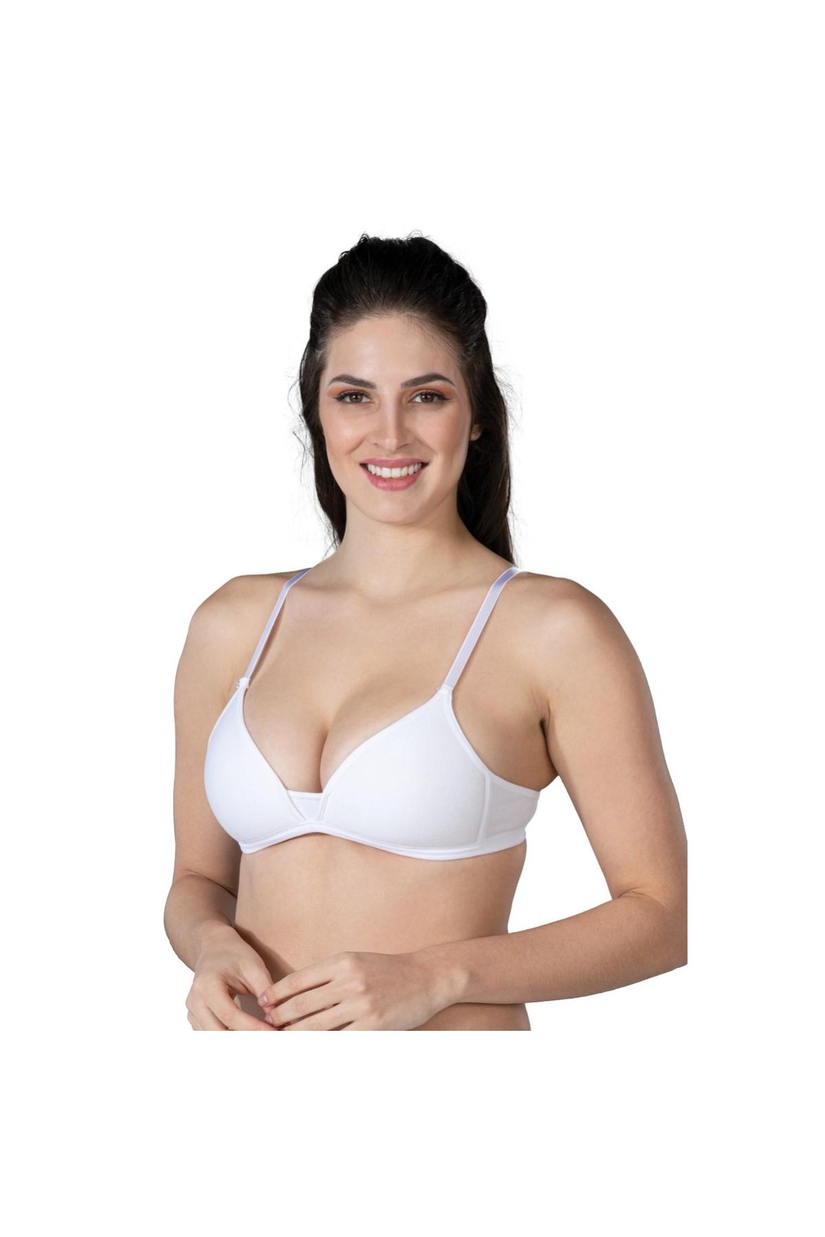 Marsilyan MODLİVE BEYAZ MI Emay 1417 Modal Cotton Kaplı Sütyen