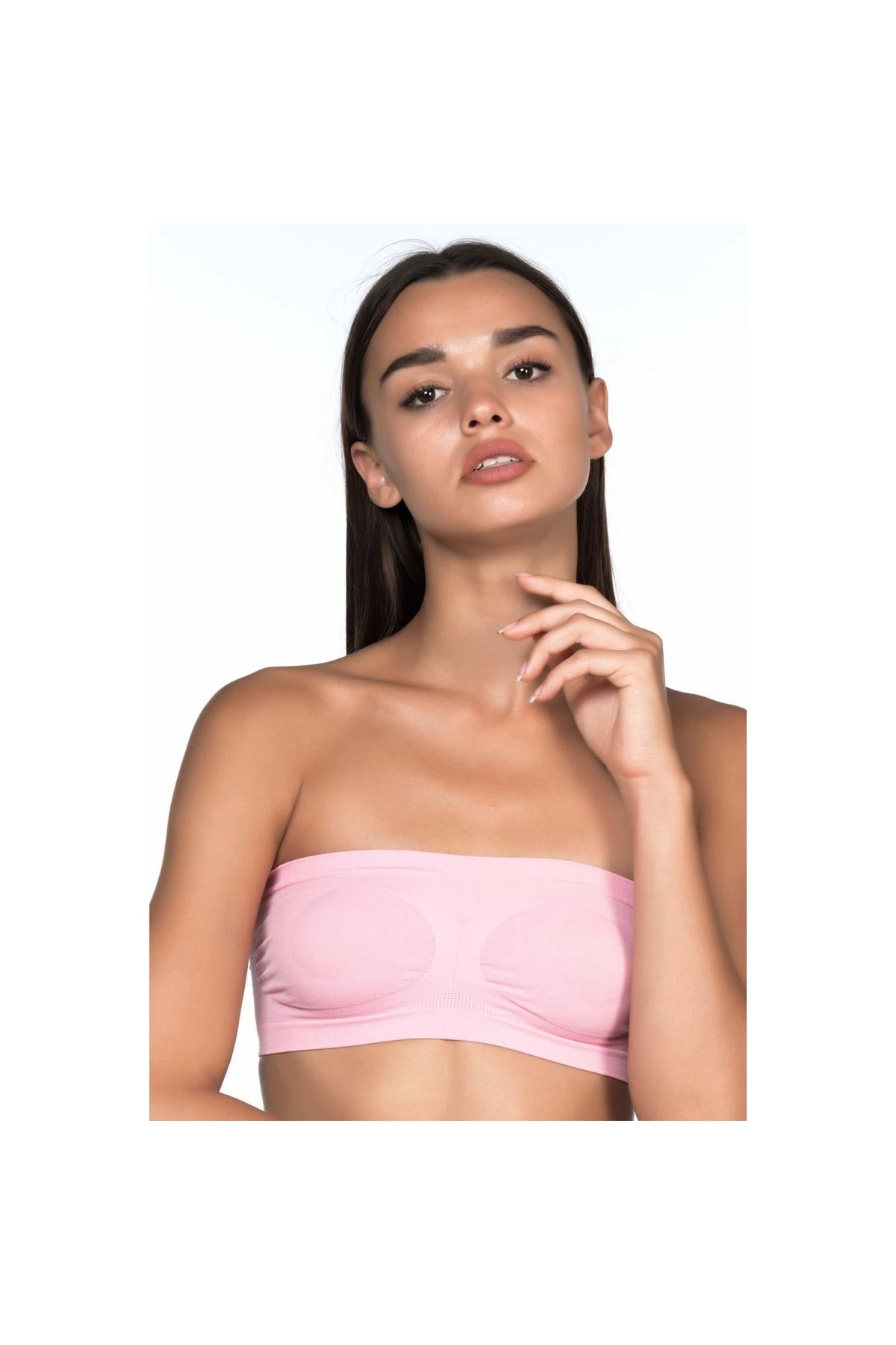 Marsilyan MODLİVE PEMBE MI Emay 4002 Soft Straplez Büstiyer