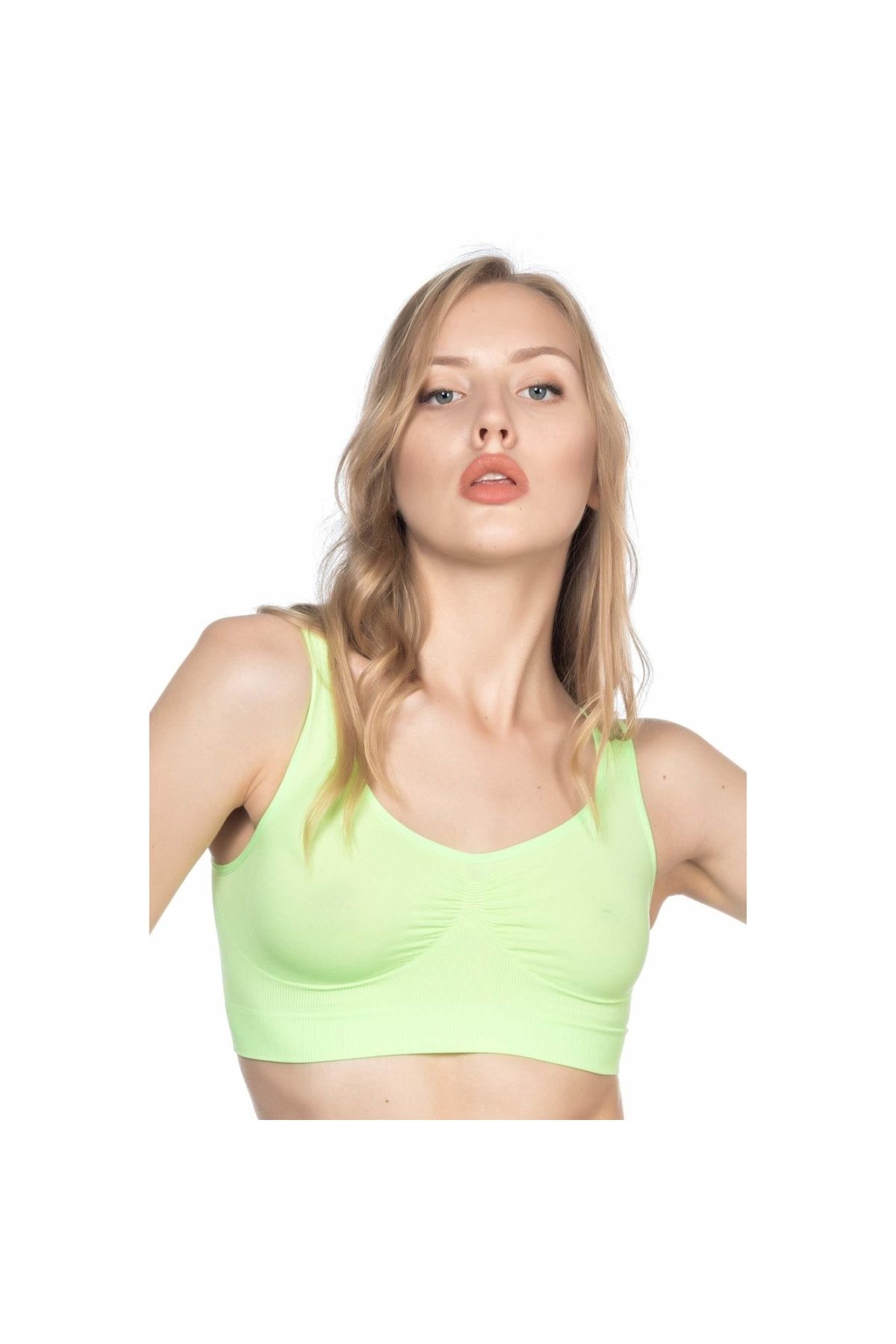Marsilyan MODLİVE YEŞİL MI Emay 4005 Soft Kalın Askı Büstiyer
