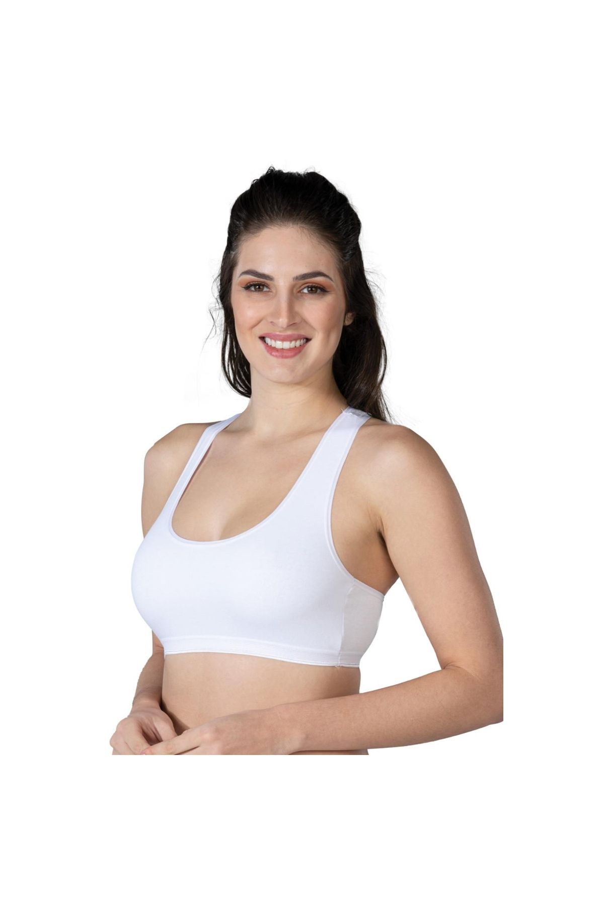 Marsilyan MODLİVE BEYAZ MI Emay 1424 Modal Cotton Sporcu Büstiyer