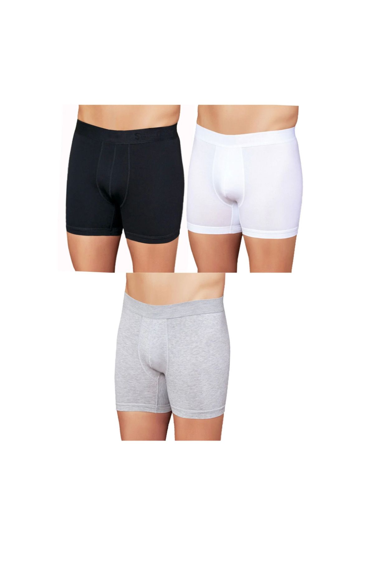 Marsilyan MODLİVE Huma One Erkek Lycralı Düz Boxer 2170