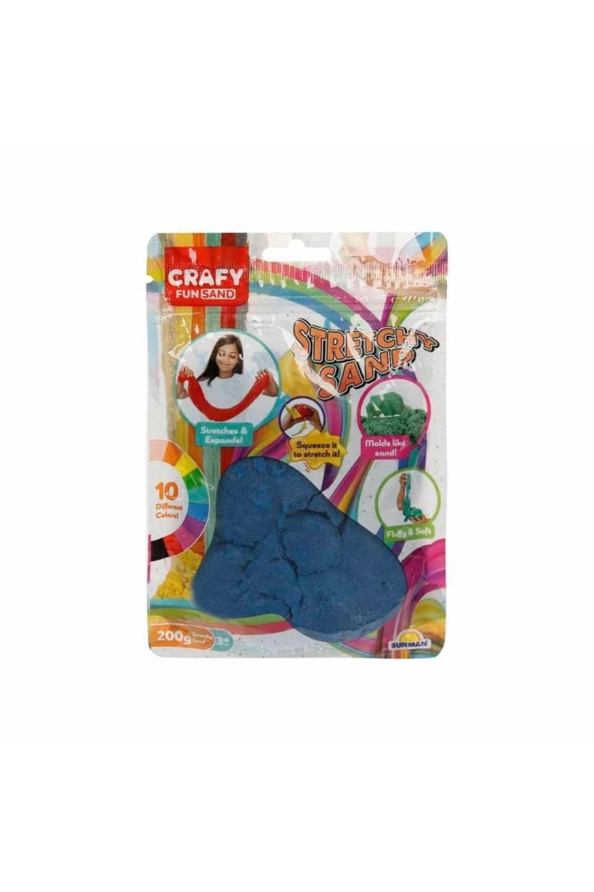 FTT SHOPPING MARKET Nessiworld 3605 Crafy Streç Oyun Kumu Koyu Mavi 200 g