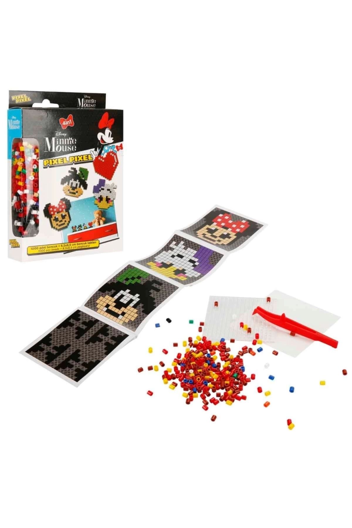 FTT SHOPPING MARKET Nessiworld 4in1 Disney Minnie Mouse Pixel Pixel Boncuk Aktivite ve Oyuncak Seti