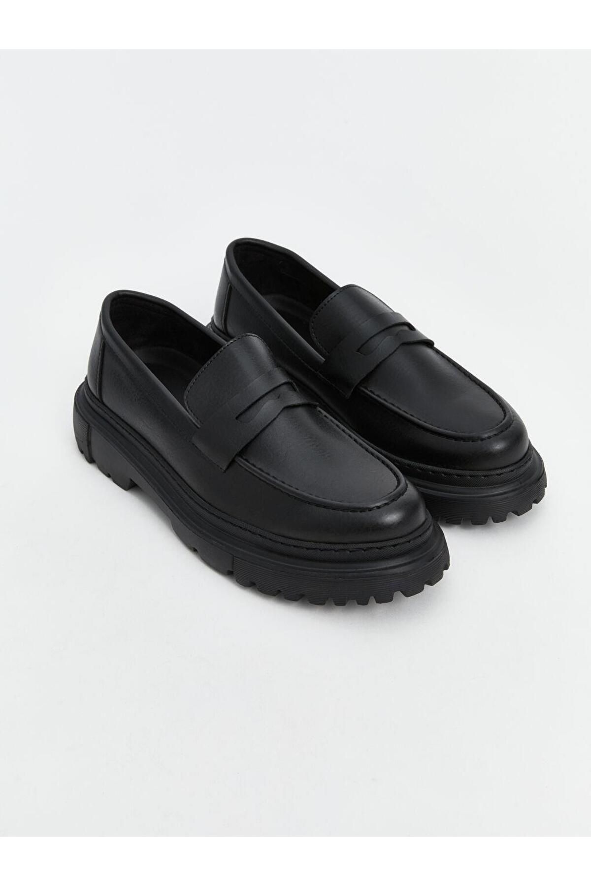LC Waikiki Deri Görünümlü Erkek Loafer Ayakkabı (S5)