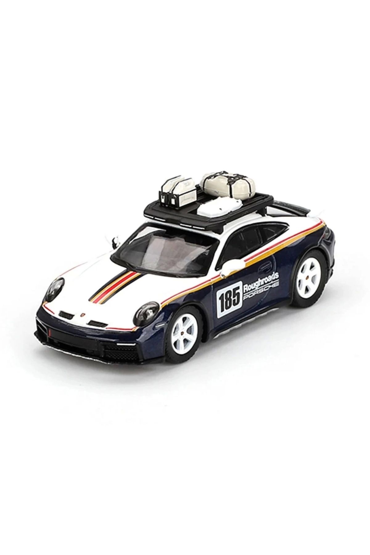 FTT SHOPPING MARKET Nessiworld Mini GT 1/64 Porsche 911 Dakar Rallye Design Package White/Gentian Blue Metallic Blister