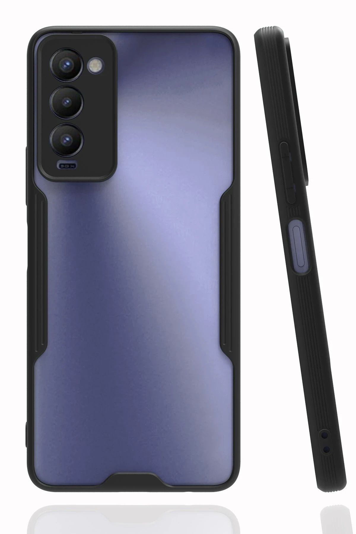 NewFace Tecno Camon 18 Kılıf Platin Silikon - Siyah SVLRS