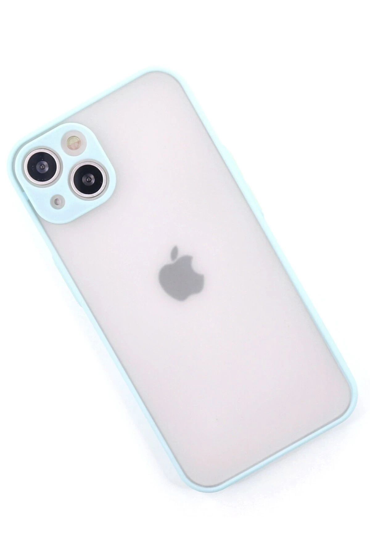 NewFace iPhone 15 Plus Kılıf Montreal Silikon Kapak - Turkuaz SVLRS