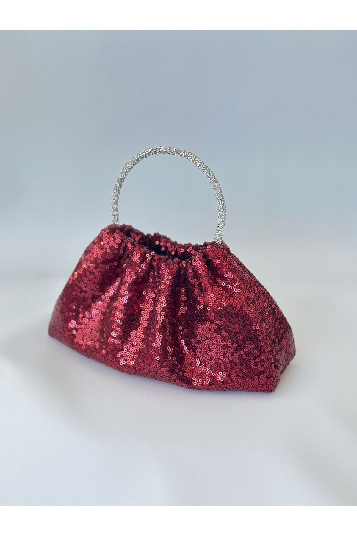 posst bag Bordo Payet Abiye Kına El Çantası