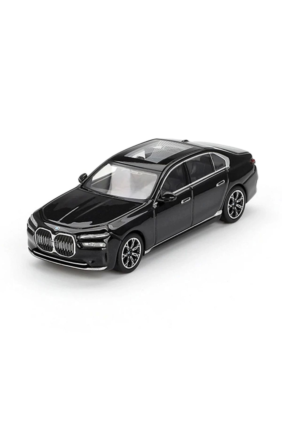 FTT SHOPPING MARKET Nessiworld Mini GT 1/64 BMW i7 eDrive50 Black Sapphire Blister Paket