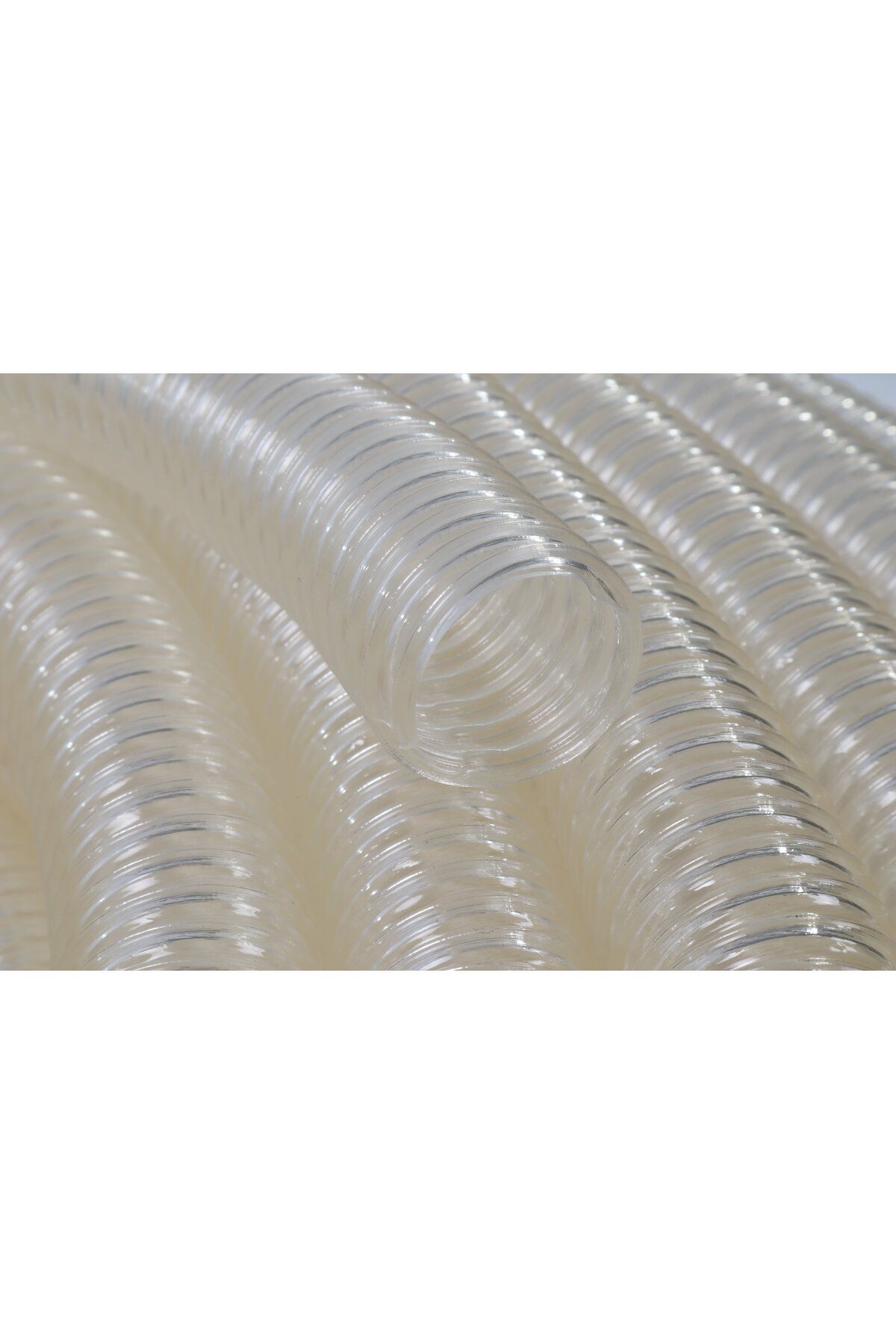 Hortum Plaza Şeffaf Spiral Lavabo Sifon Hortumu (1
