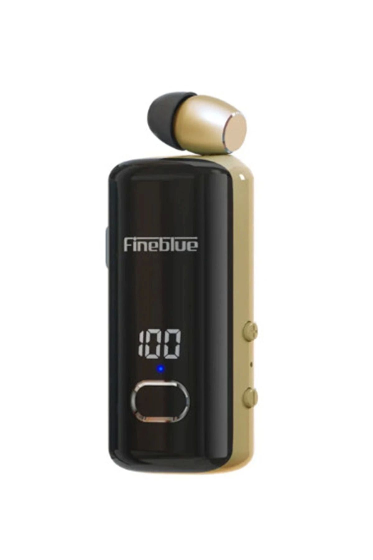 Belle Fusion F580 Dijital Göstergeli Makaralı Titreşimli Bluetooth Kulaklık Gold