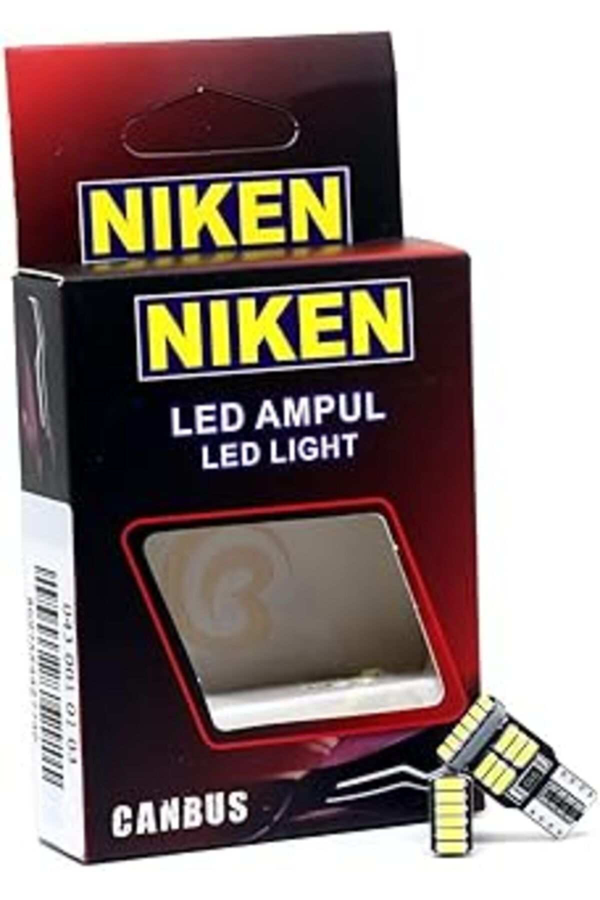 Mu Art Niken 12V T10 Dipsiz Ampul 18 Led'Li 2’Li Set - Beyaz Işık