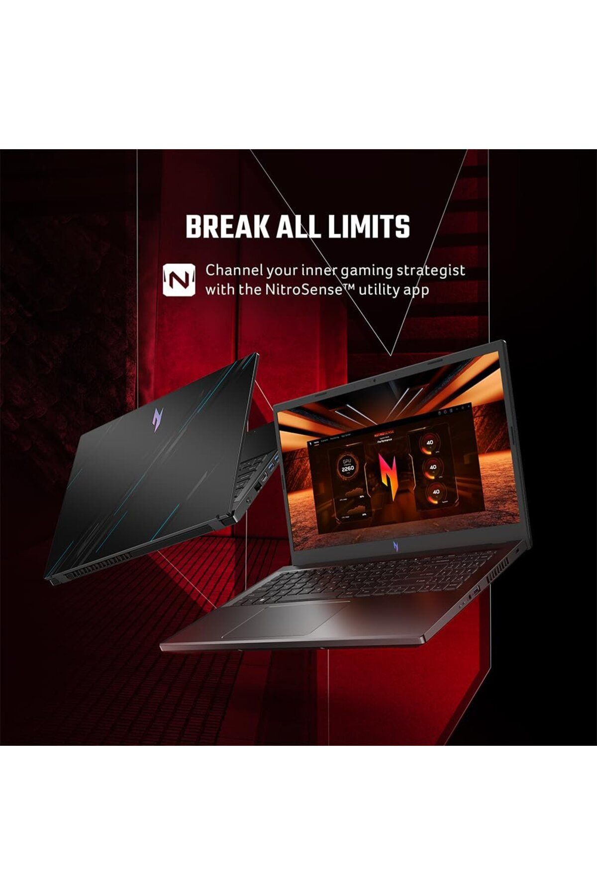 ACER-Nitro V15 ANV15 Gaming Notebook 13th Gen Intel Core i7-13620H/16GB DDR5 RAM/512GB SSD 6