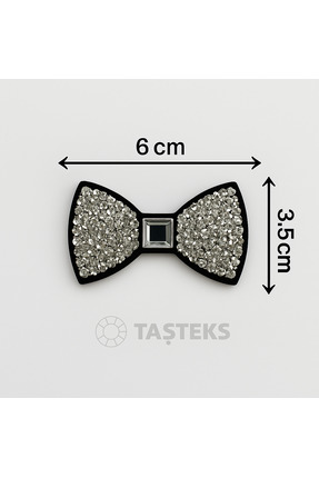 Taşteks TAŞLI Ütülenebilen veya Sticker Olarak Kullanılabilen Papyon Modeli