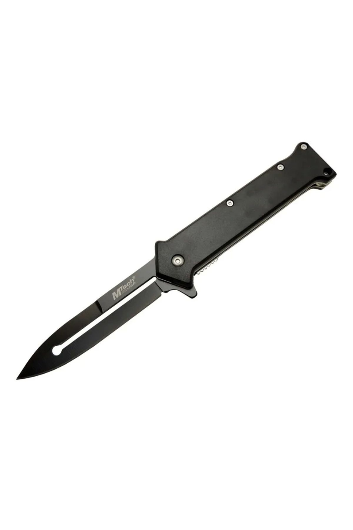 Belle Fusion 4 35bk Siyah Bas - Çek Kamp Çakı 20cm- Otomatik, Kemerlikli