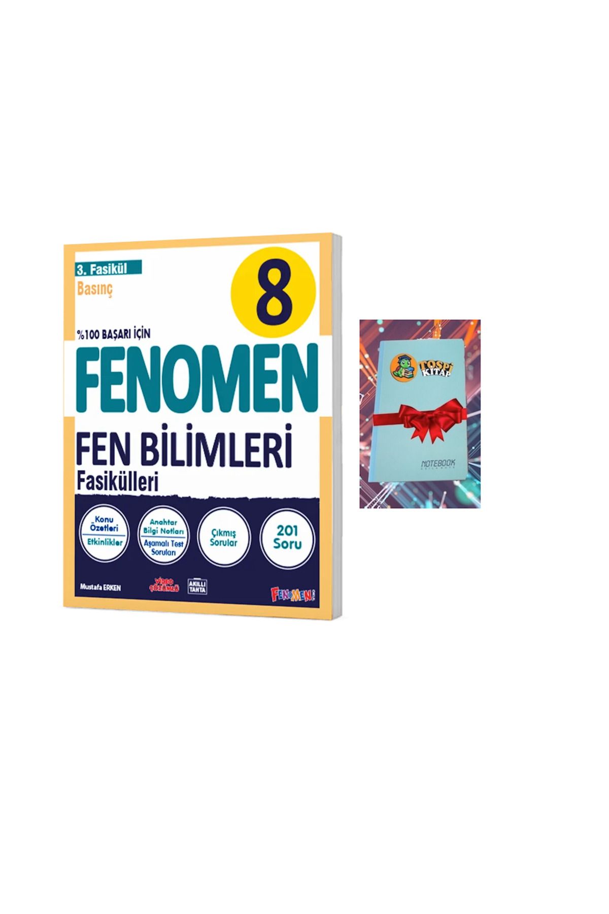 Fenomen Yayıncılık 8 Fen Bilimleri 3. Fasikül (Basınç) (DEFTER HEDİYE)