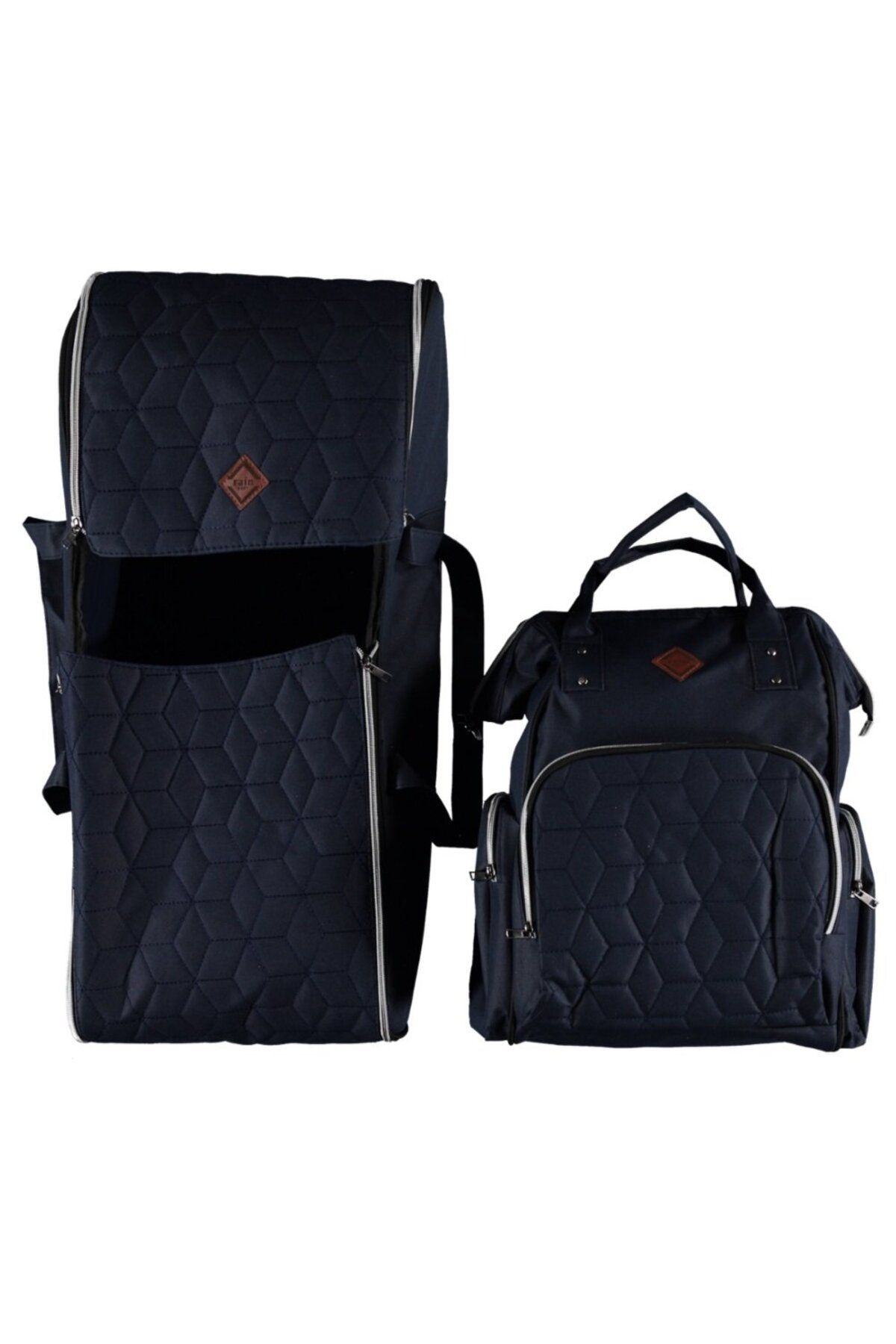 bipamuk Premium Anne-Bebek Çantası Geniş Hacimli, Modern Stil, Sırt ve El Taşımalı Portbebe