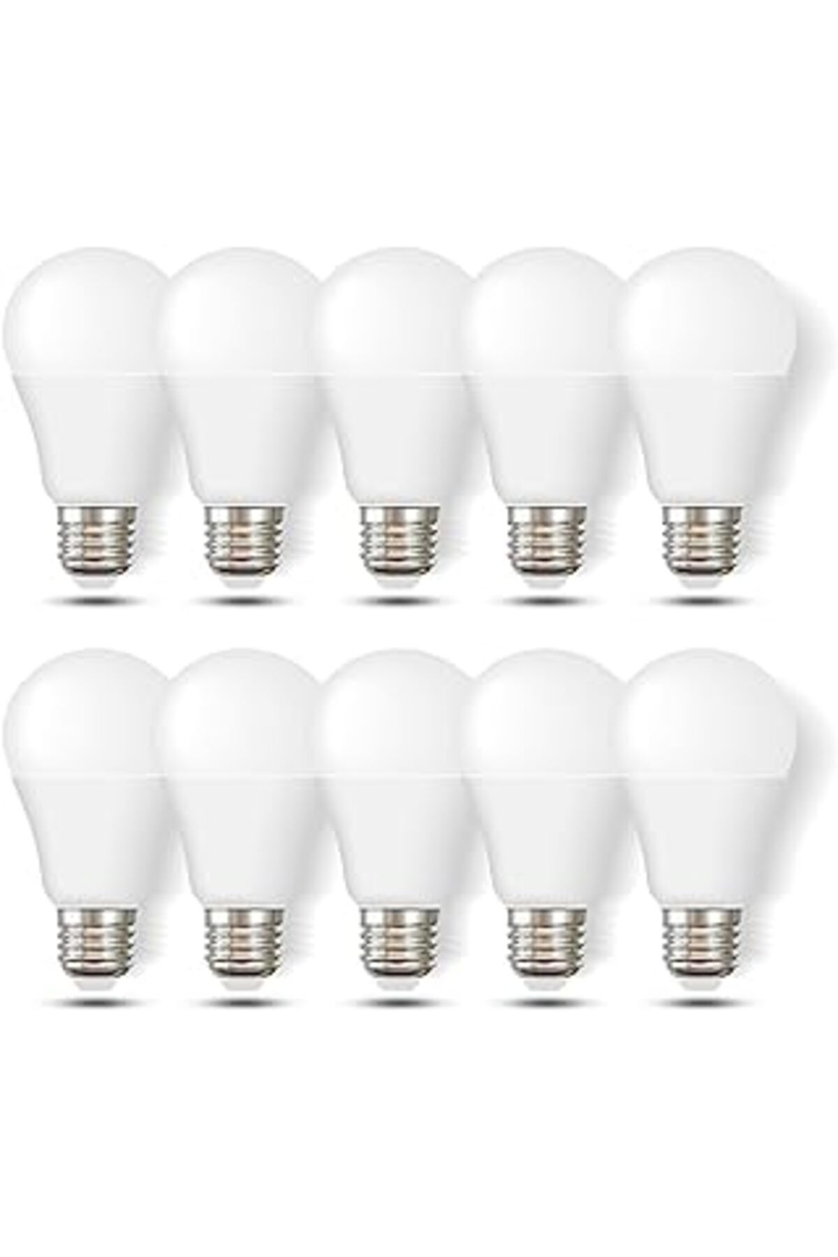 Mu Art Amber Led Ampül 9W/60W, E27 Normal Duy (Beyaz | 6500K, 10 Adet)