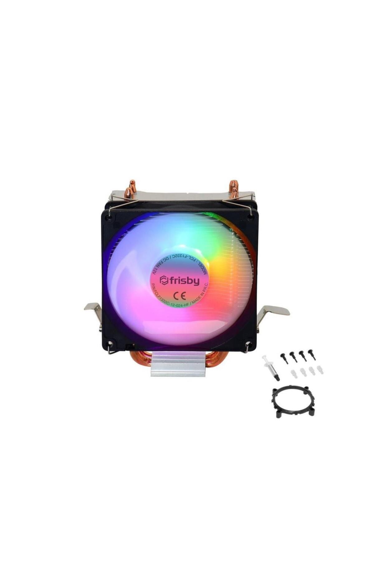 FRISBY Fcl-F1332C İntel 1366-115X-1200-1700-Amd Am2-Am2+-Am3-Am4-Am5 Cpu İşlemci Fanı