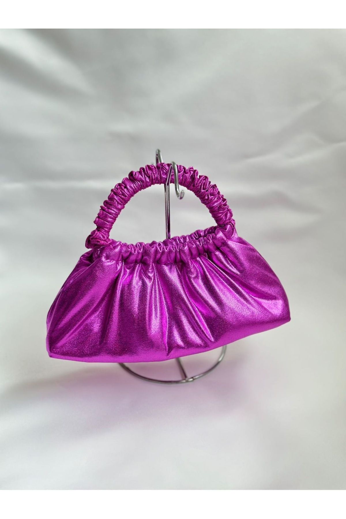 posst bag Pembe Fuşya Portföy El Çantası