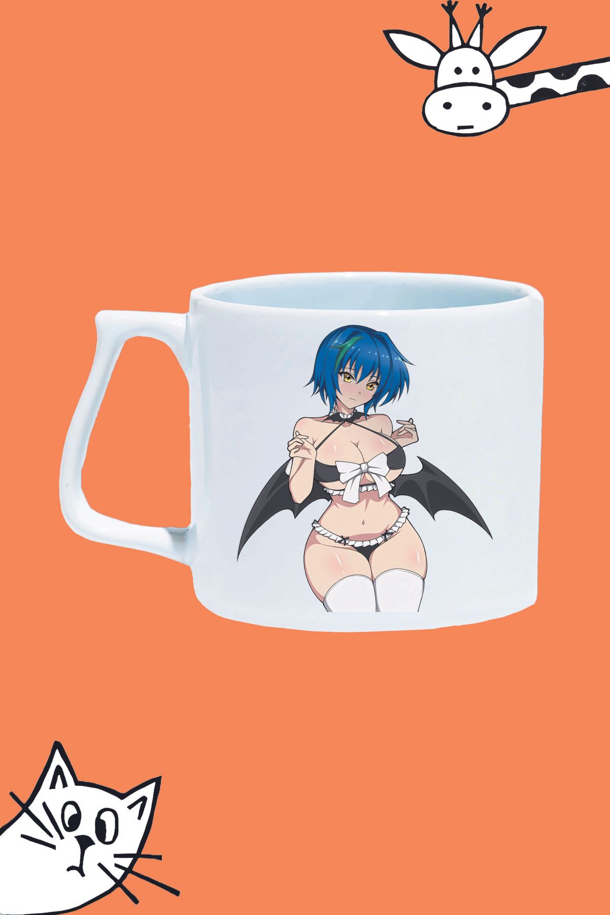 Olympus plus XENOVİA KARAKTER ANİME High School DxD TASARIM BASKILI LÜKS KUPA BARDAK