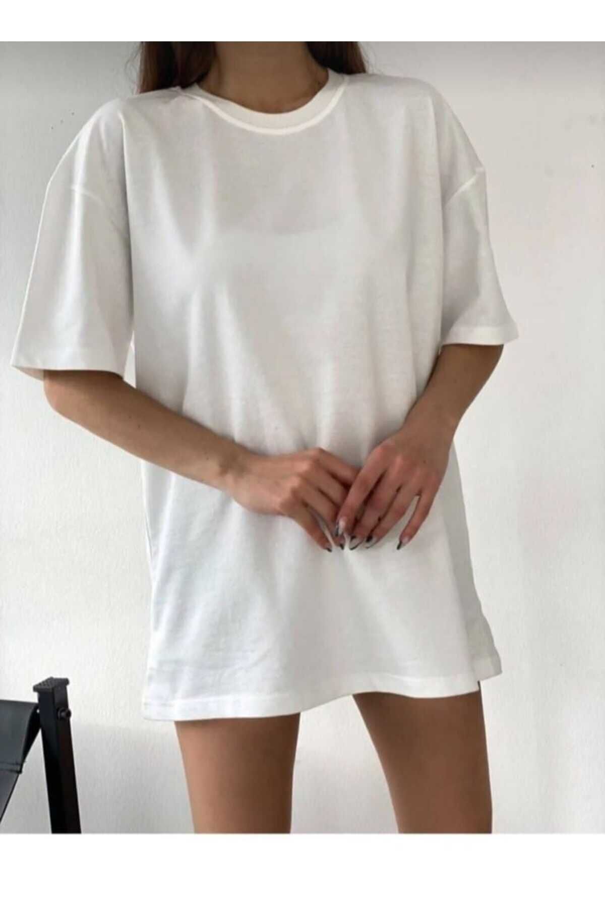 mirantekstil Yeni sezon oversize t-shırt unisex modeli