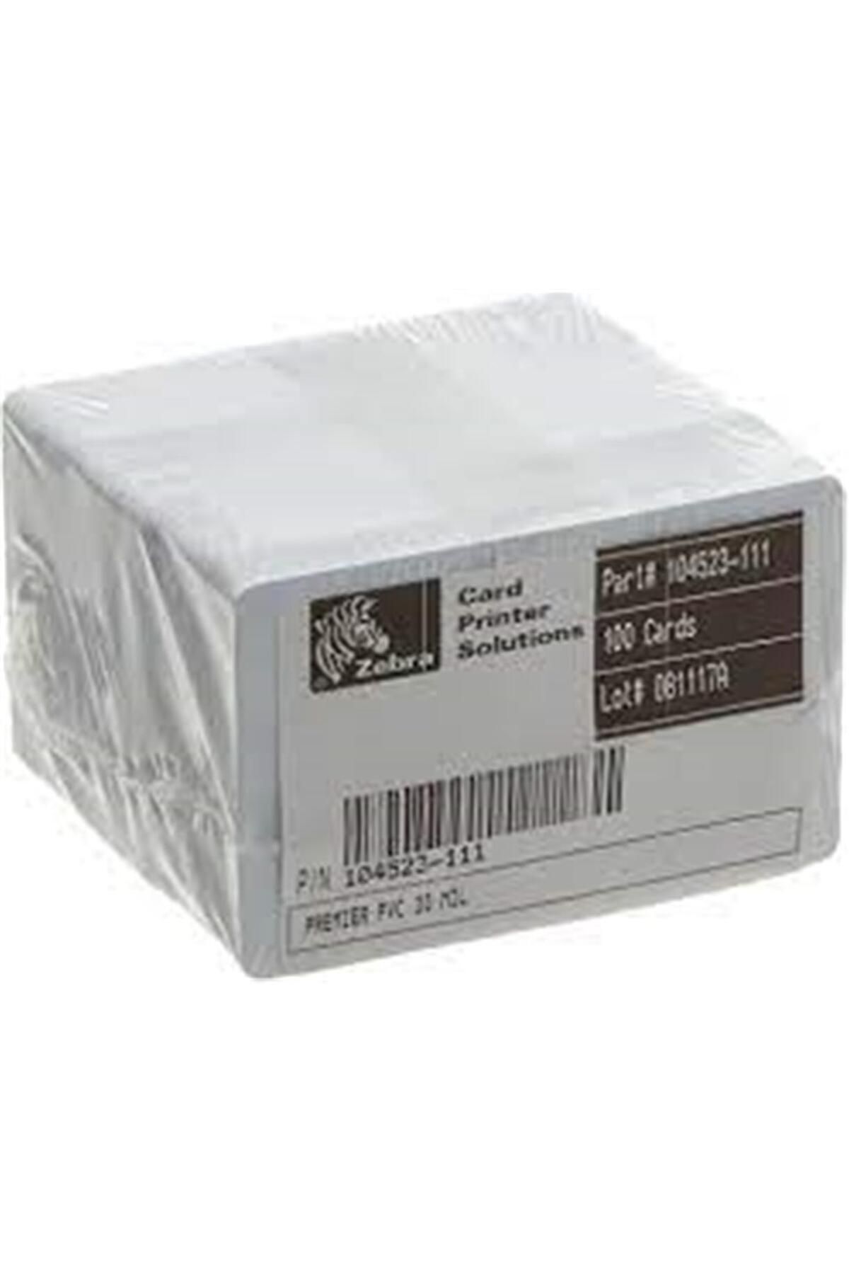 Zebra 104523-111 Zebra Baskısız Pvc Kart (100 Lü Paket)