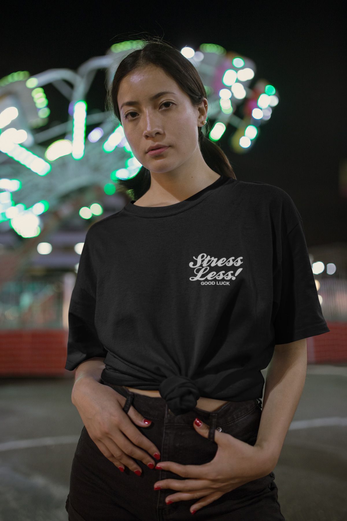 ick artwear STRESS LESS BASKILI ULTRA COMFORT OVERSIZE TSHIRT – 30/1 SÜPREM PENYE