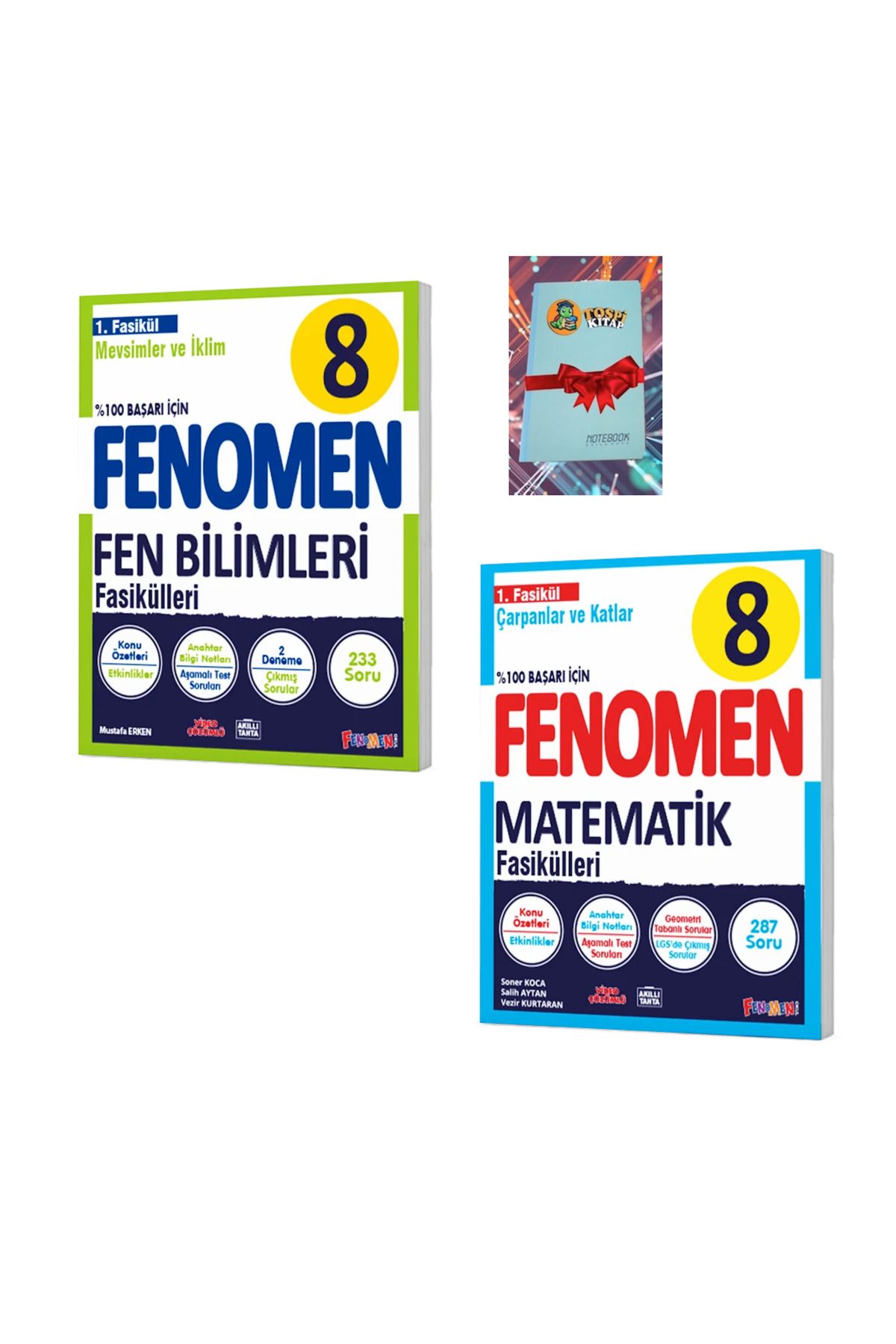 Fenomen Yayıncılık 8 MATEMATİK + FEN BİLİMLERİ 1. FASİKÜL (DEFTER HEDİYE)