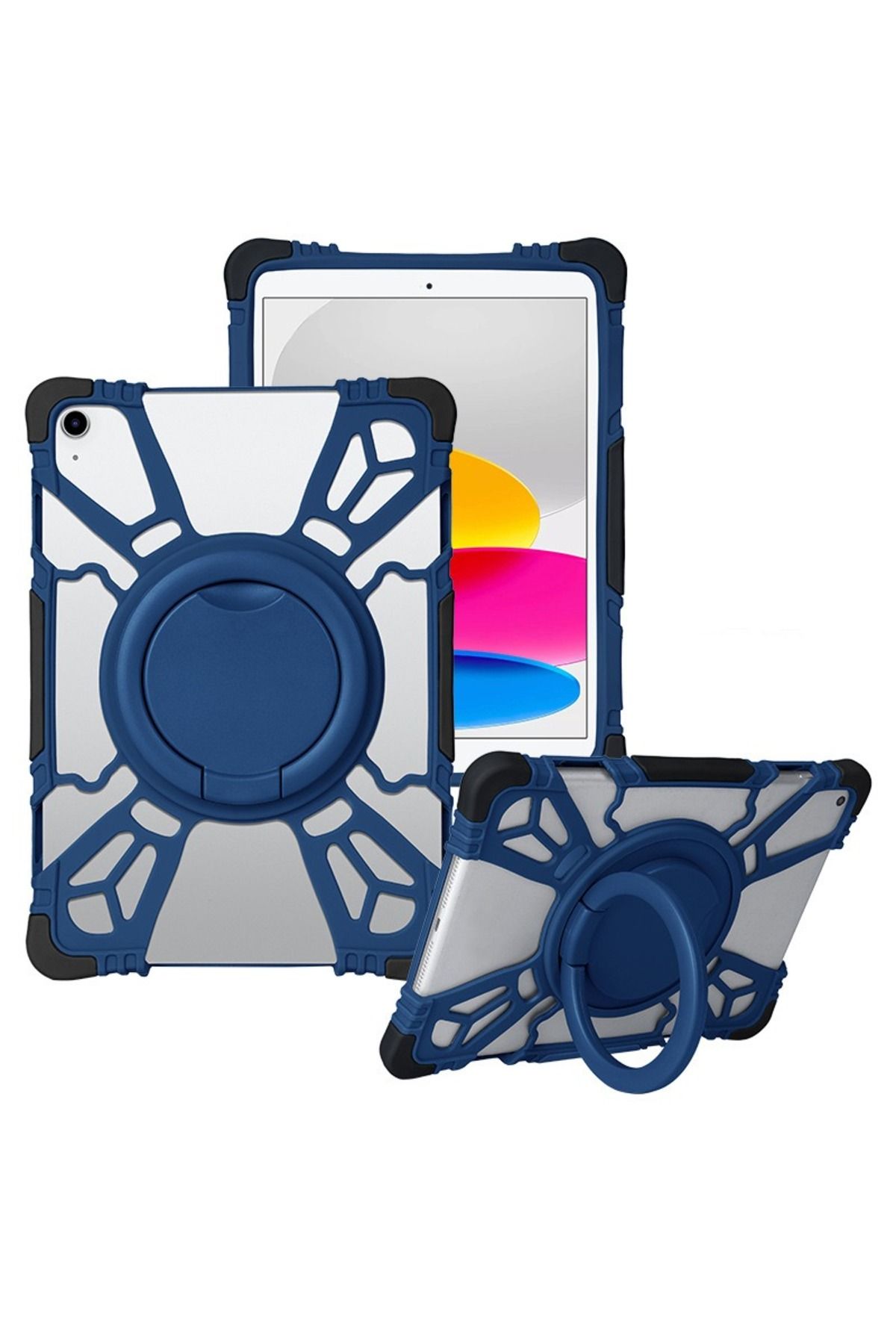 Dexmon Redmi Pad SE Uyumlu Çocuk Tablet Kılıfı Dönebilen Standlı Taşınabilir Silikon Koruma