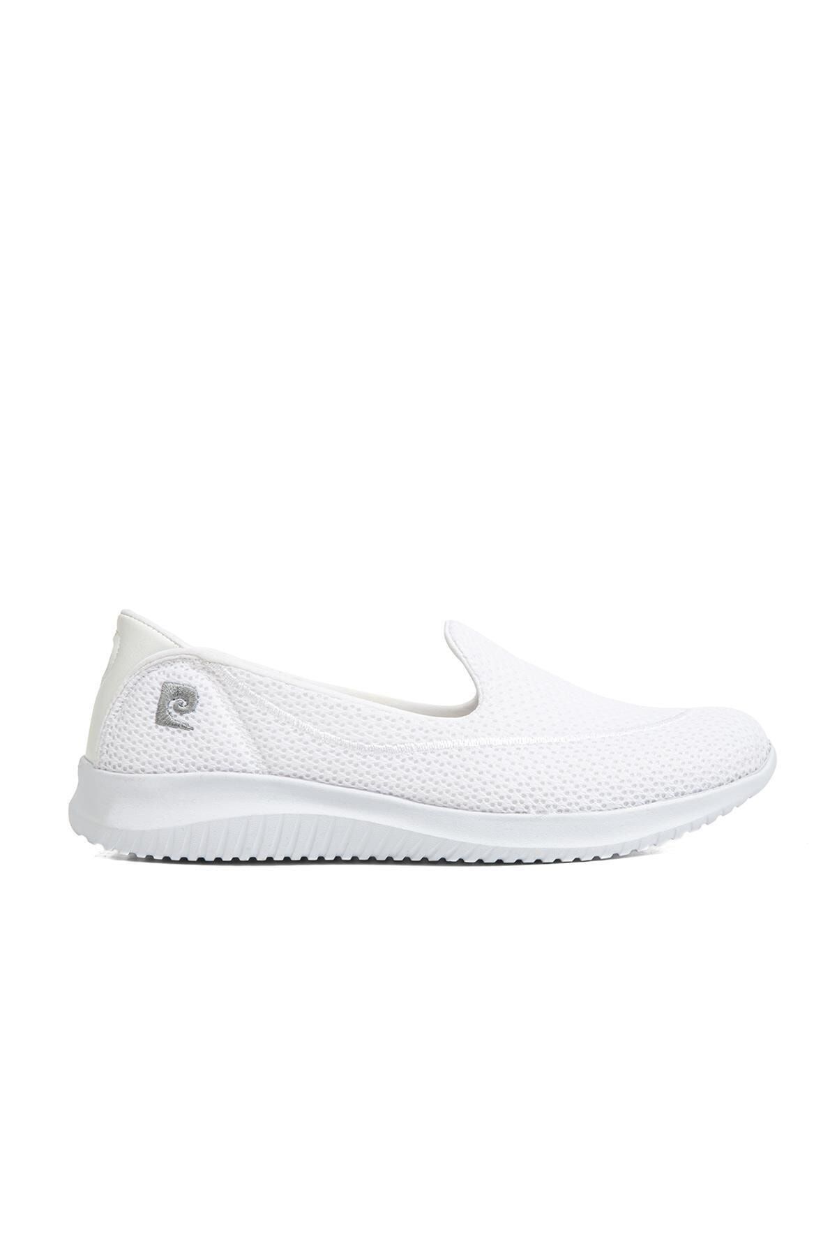 Pierre Cardin Comfort Taban Bağcıksız Günlük Kadın Spor Sneaker Ayakkabı Beyaz