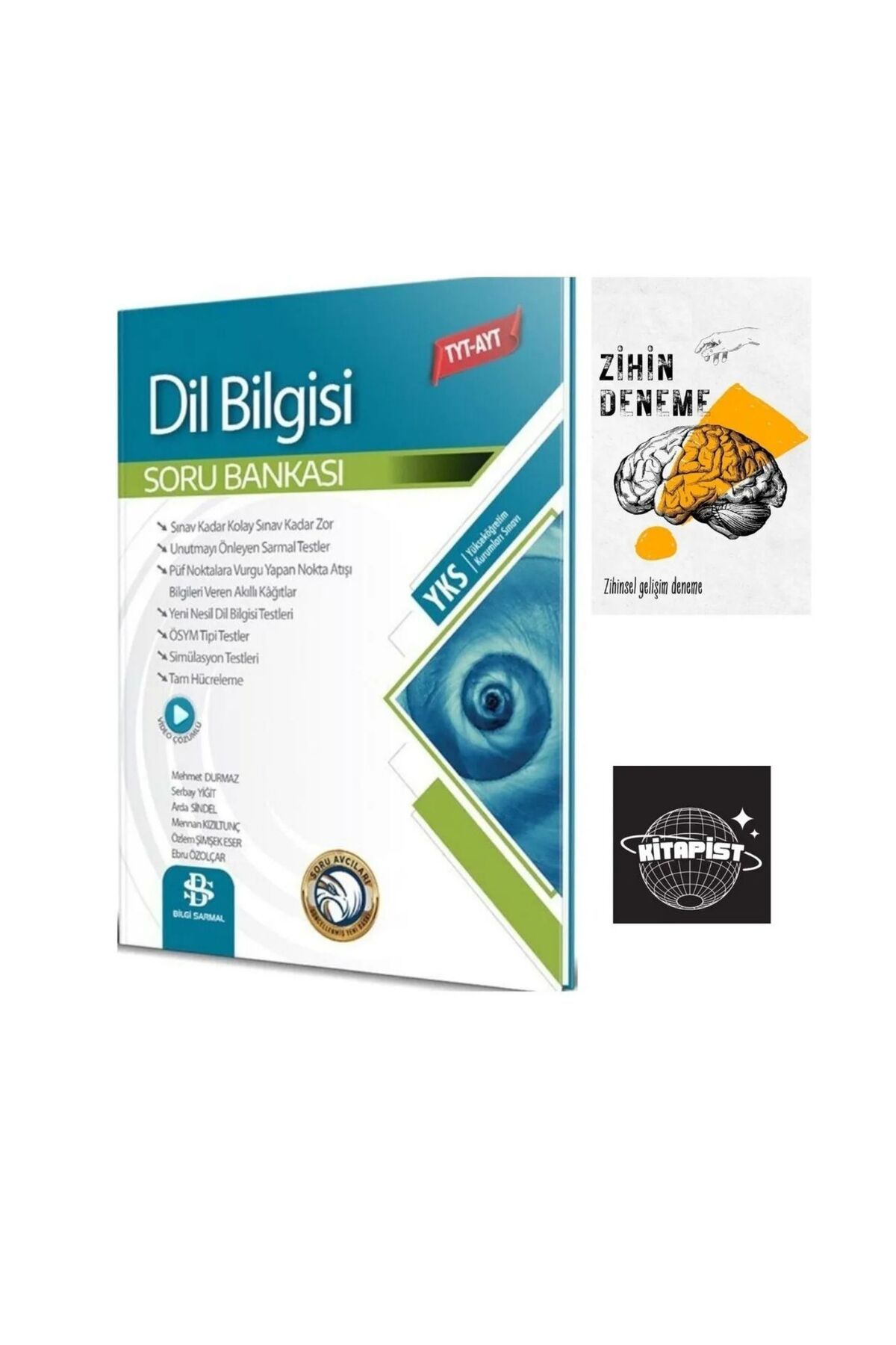 Bilgi Sarmal Yayınları BİLGİSARMAL- TYT-AYT DİL BİLGİSİ SORU BANKASI+ZİHİNDENEME.KS-s600