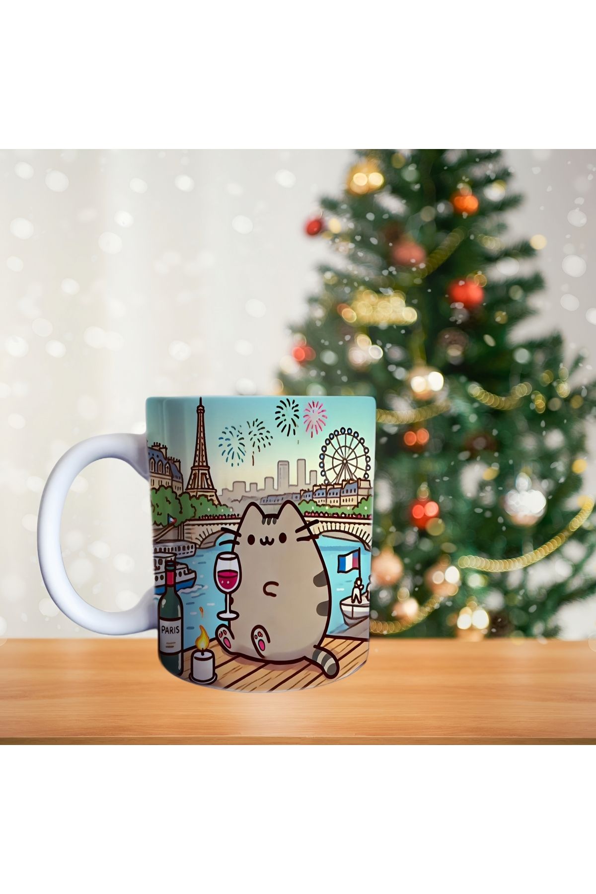 Ghostbusters Pusheen Paris'te Porselen Kupa
