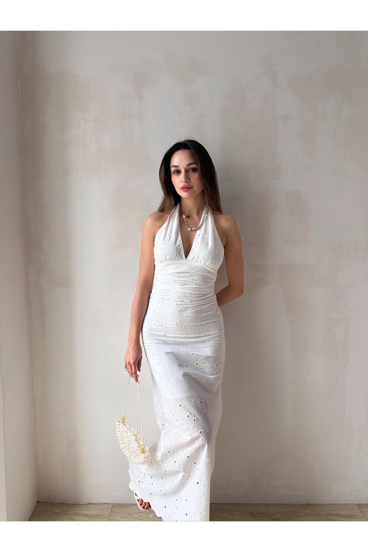 Mooi Butik GASPARD Maxi Elbise 5267
