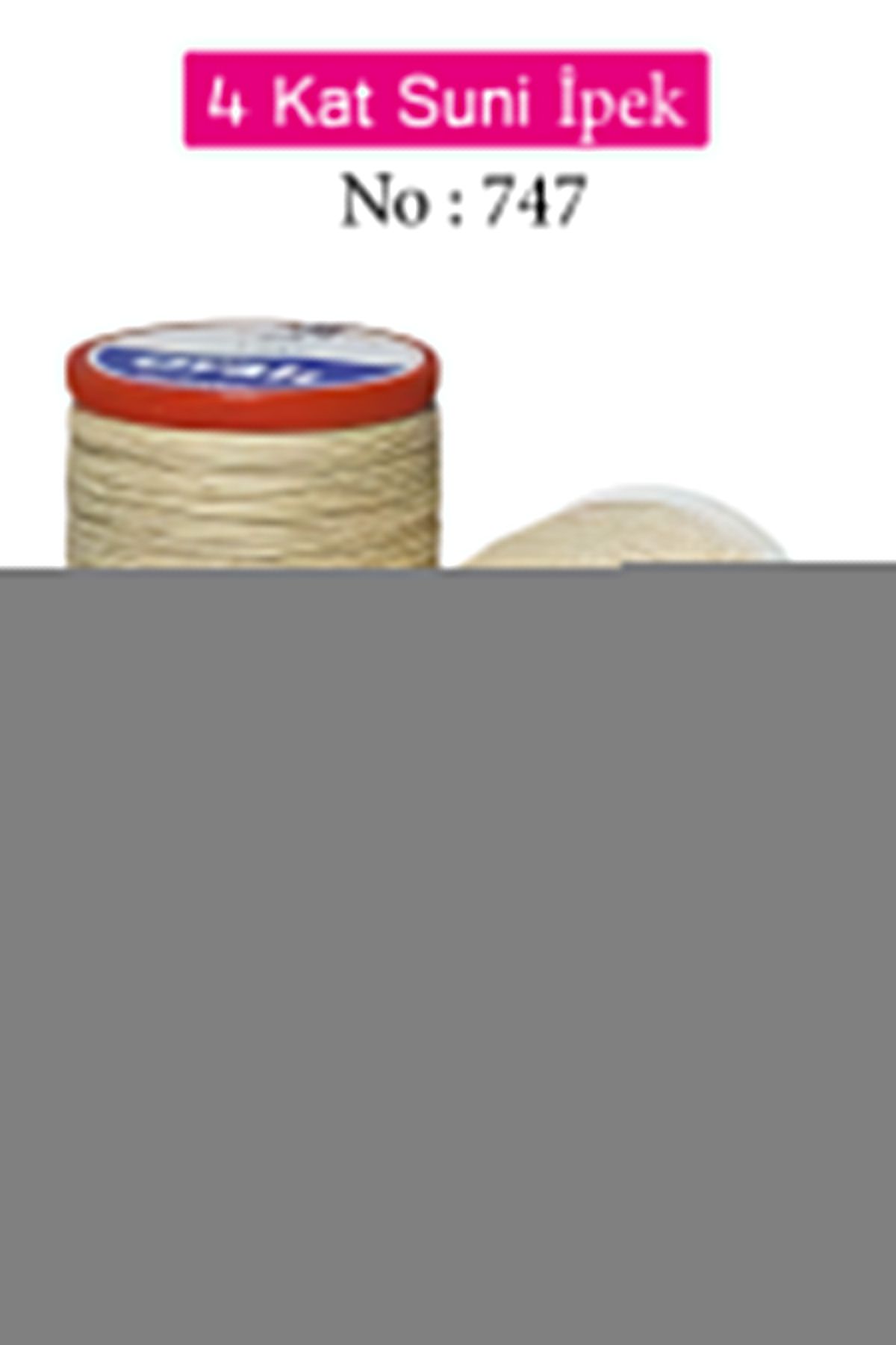 Nurum E Tİcaret Oyalı 4 Kat Suni İpek İplik İğne Oyası Boncuk İpi Tığ Oyası No:747