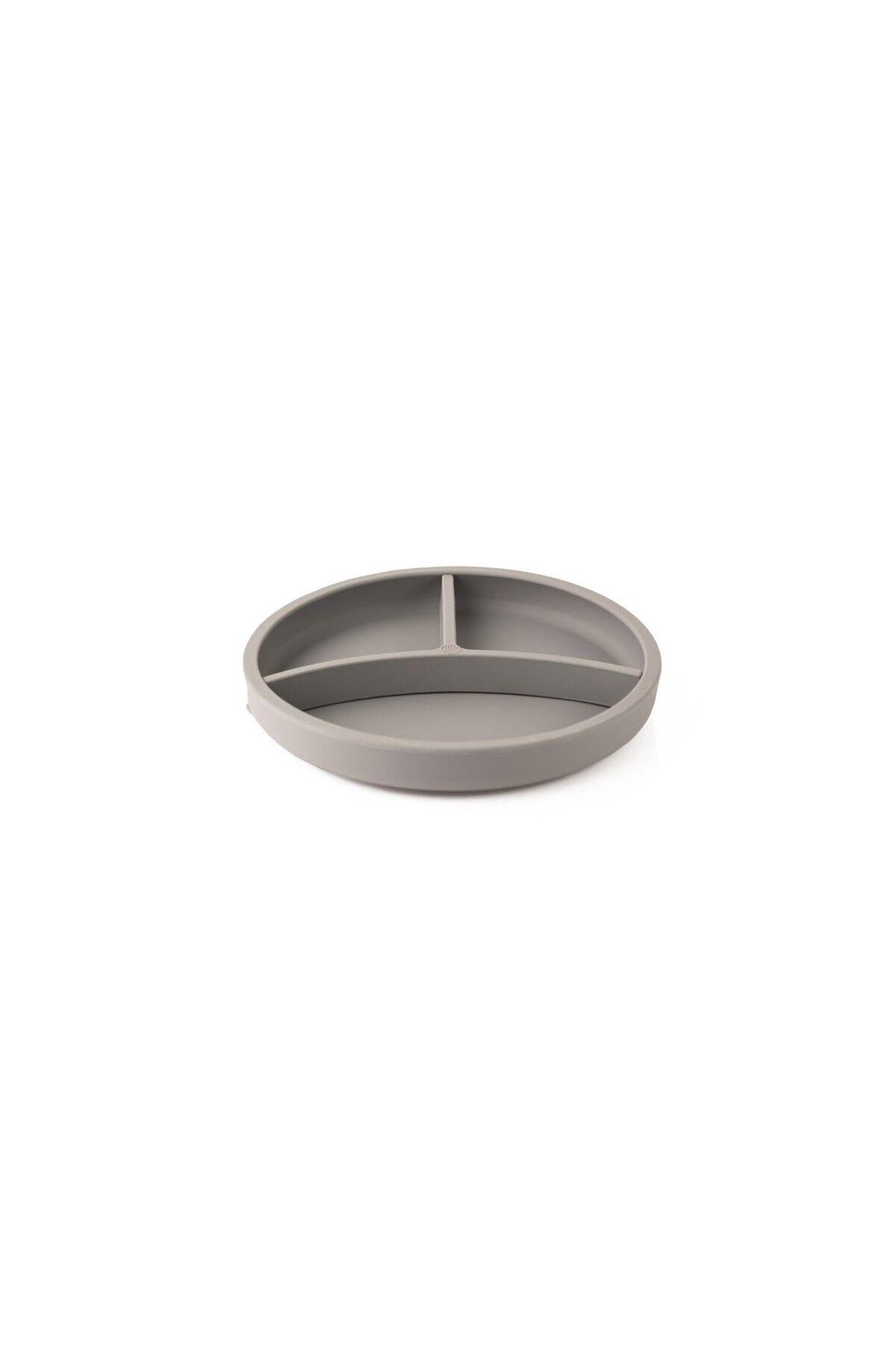 Rascals Ecorascals - Farfurie Din Silicon Cu Separator, Argintie - One Size