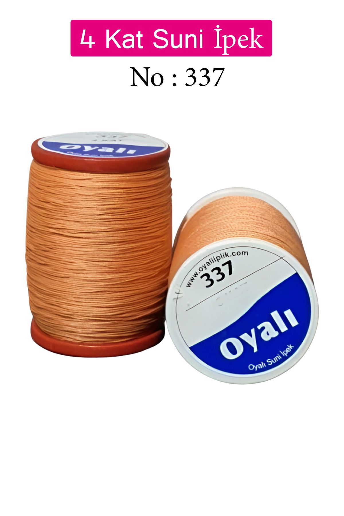 Nurum E Tİcaret Oyalı 4 Kat Suni İpek İplik İğne Oyası Boncuk İpi Tığ Oyası No:337