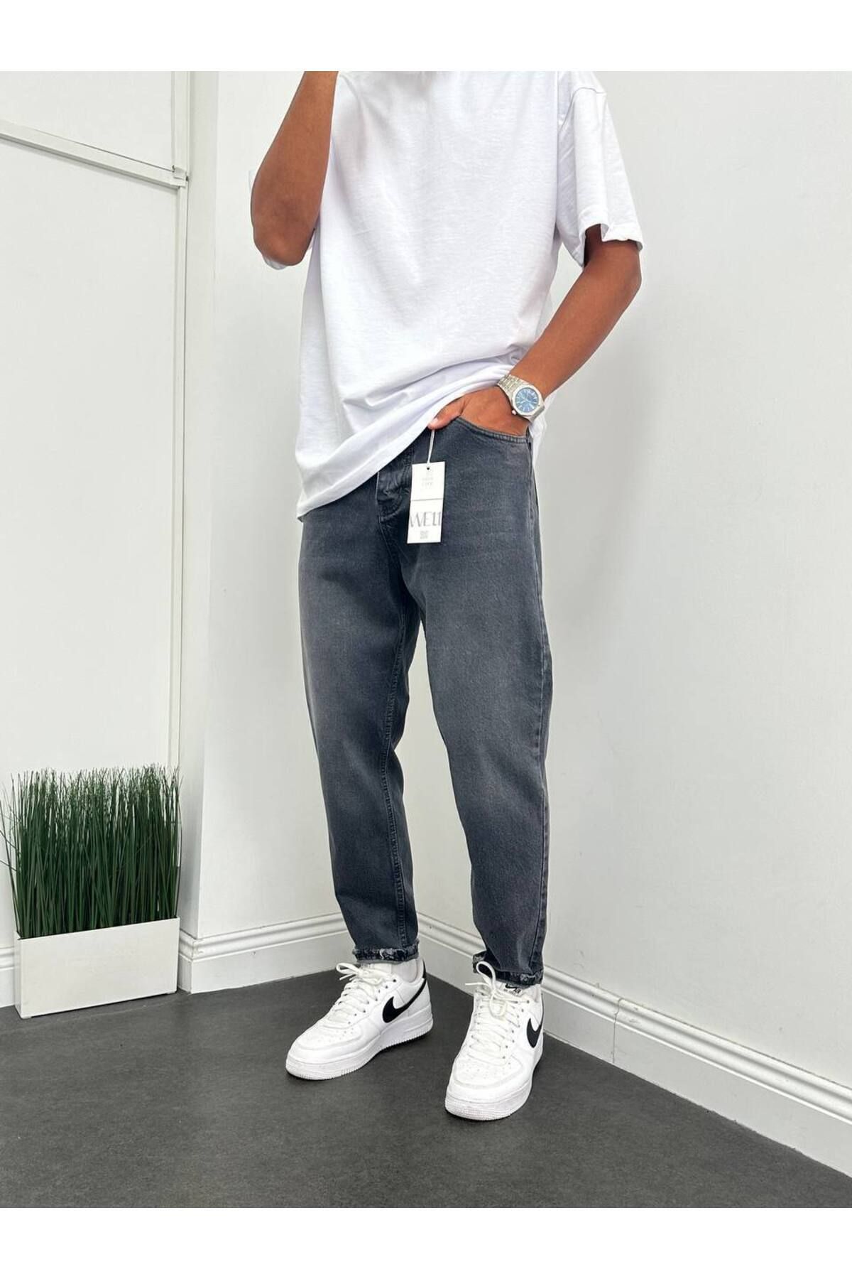 GOOD FASHION Boyfriend Rahat Kalıp Erkek Kot Pantolon