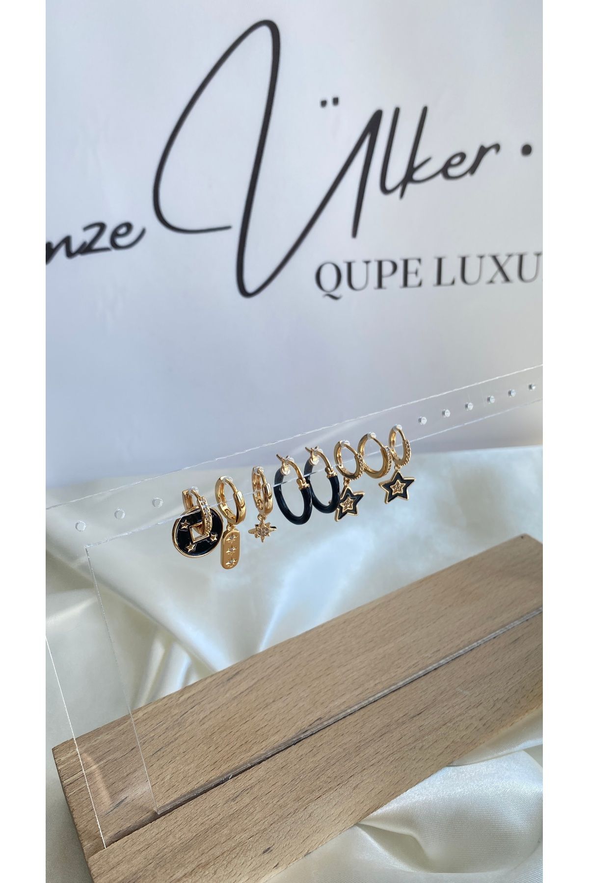 GAMZE ÇELİK VIP ÇOKLU KÜPE SETİ