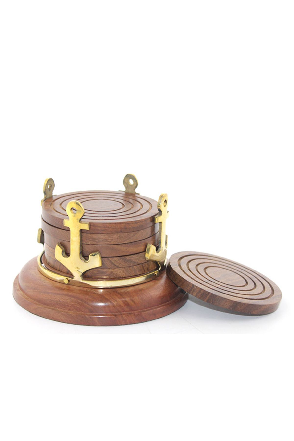 Tunastore Pirinç Çapalı Bardak Altı Model 1
