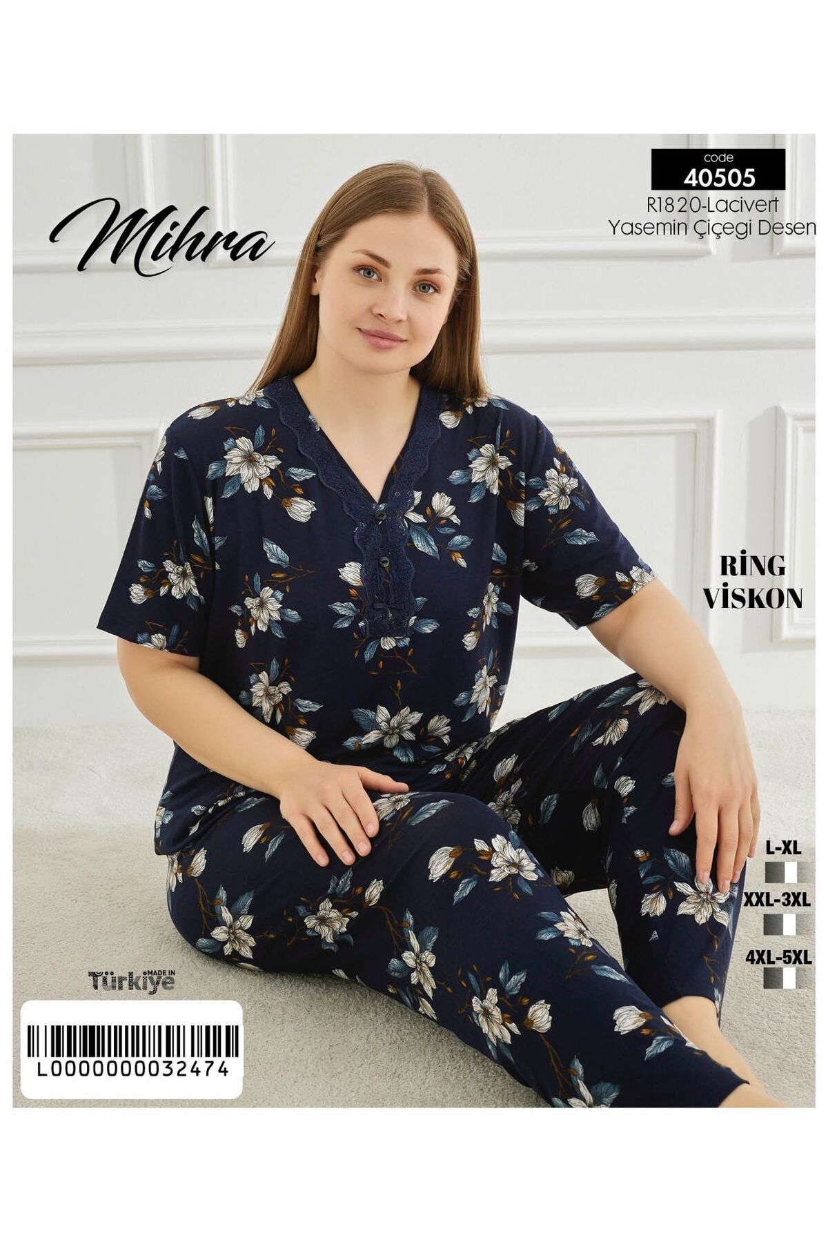 Mihra battal pijama takımı