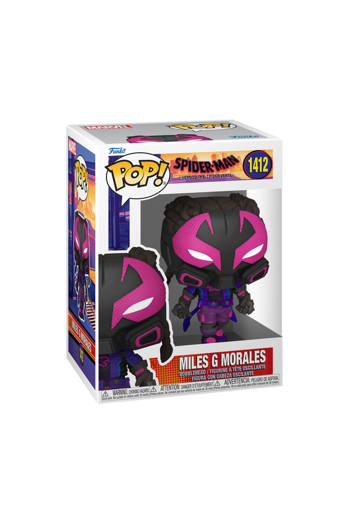 Funko Pop! Miles G Morales Prowler Figürü – Spider-Verse Koleksiyon Ürünü 10cm (No.1412)