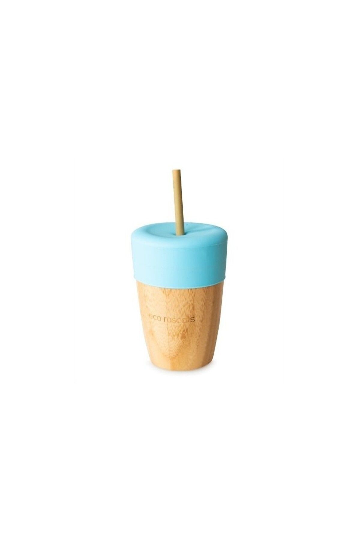 Rascals Cană Mare Din Bambus 240 Ml, Albastră, Eco Rascals - One Size