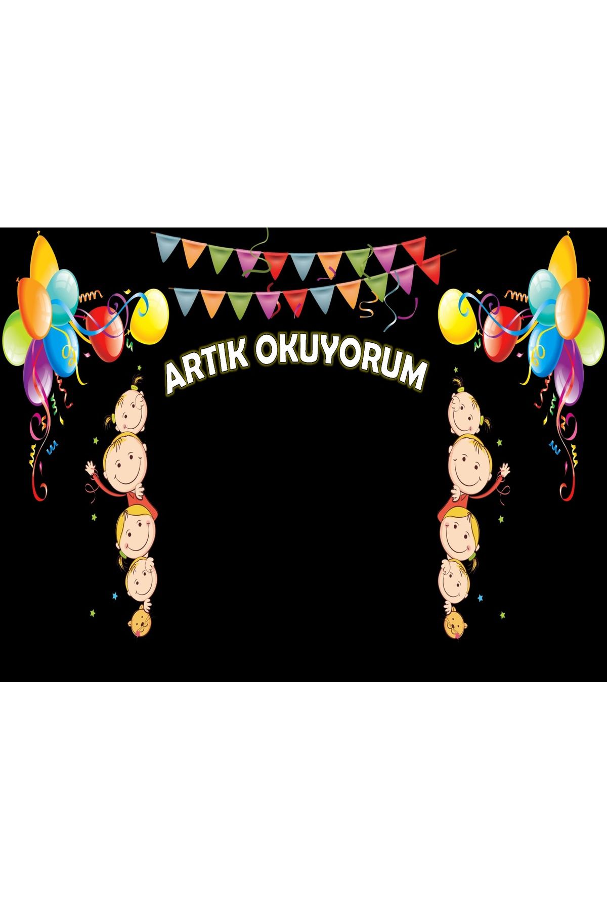 Nişantaşı Grup 150x200 Organizasyon. Okul etkinlik Fon Okuma BAYRAMI