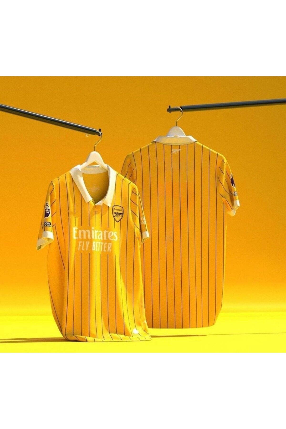 FRAGOLA Arsenal 2024/25 Sezonu Isimsiz Özel Konsept Forması (Yellow)
